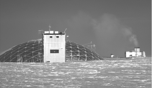 CCD image of dome